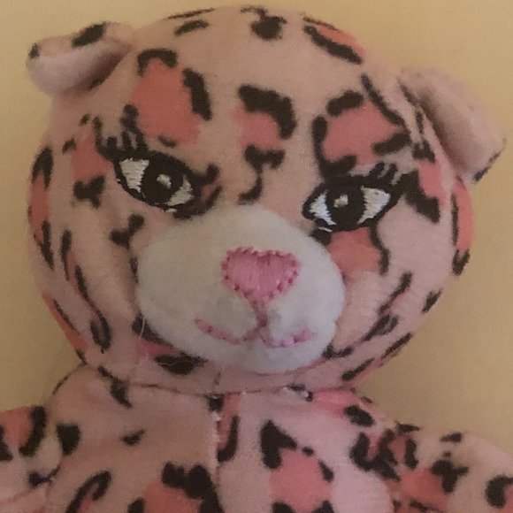 Build a Bear Small Pawfect Pink Panther Leopard Shirt Plush 2009 For McDonald's - Picture 2 of 9